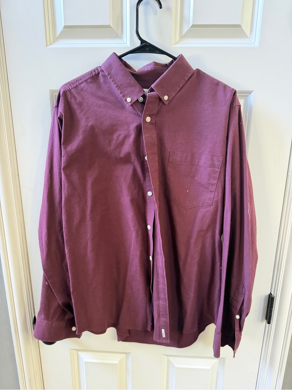 Goodfellow & Co Plum Long-Sleeve Button-Down Shirt